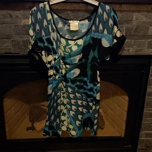 Beautiful Peacock Pattern Dress!